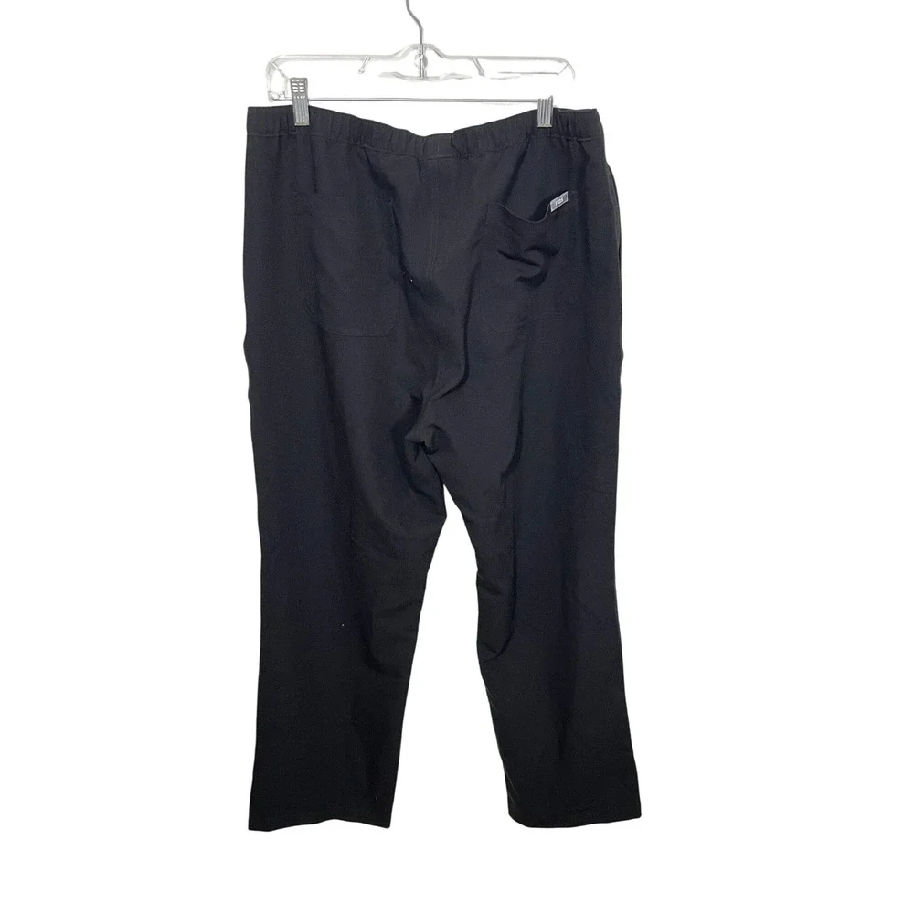 FIGS‎ Pisco Scrub Pants Mens XL Black Technical Collection Drawstring 1000205